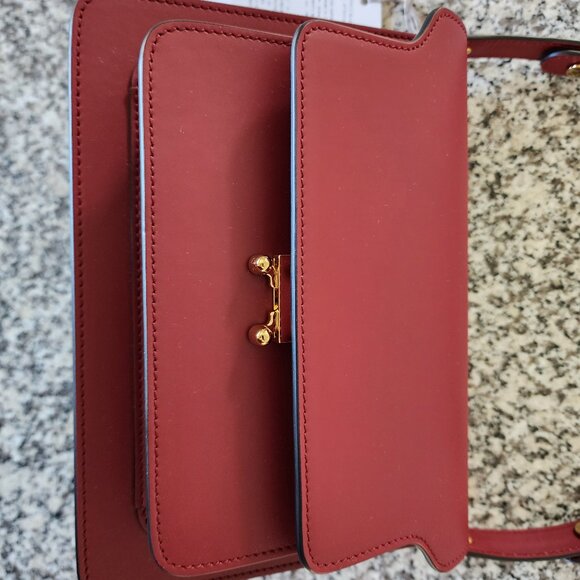 NWT-MARNI TRUNK BAG CALF SKIN MEDIUM ❤️ (#81) - Picture 6 of 15